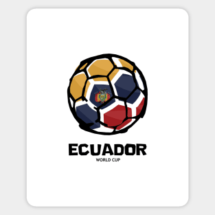 Ecuador Football Country Flag Sticker